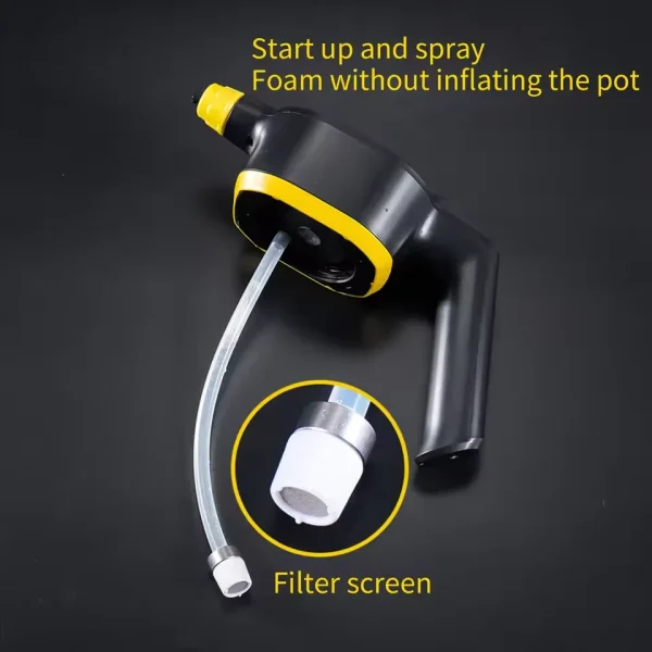 Electric Foam Sprayer Car Wash Motorcycle Clean Detailing Snow Cannon High Pressure Water Gun Generator Lance Wap Manual - Image 4