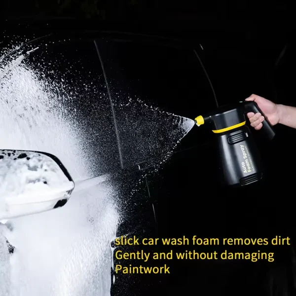 Electric Foam Sprayer Car Wash Motorcycle Clean Detailing Snow Cannon High Pressure Water Gun Generator Lance Wap Manual - Image 2