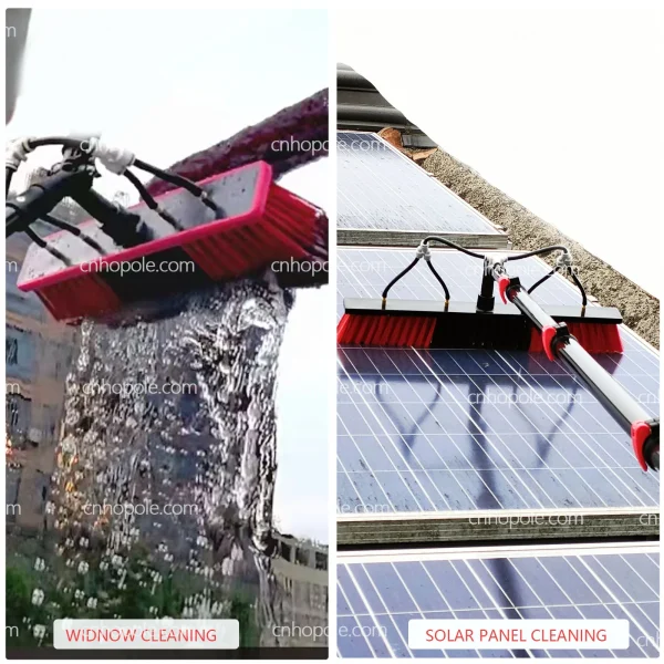 Window Cleaning Brush Head for Solar Panel Washing Water Flow Through（Without Pole） - Image 3